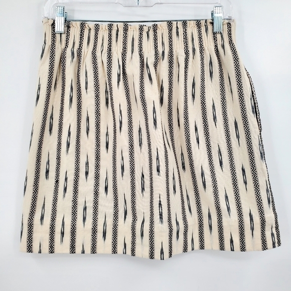 J.Crew Factory Aztec Tribal Print Pull-on Sidewalk Skirt - Picture 3 of 7